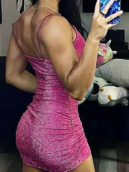 young fitness girl has a great ass