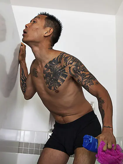 Busty blonde in pink tennis shoes gets to fuck a hung pervert