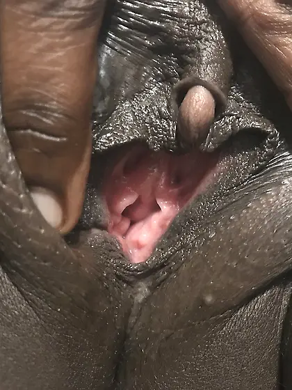 Freshly Shaved Ebony Pussy