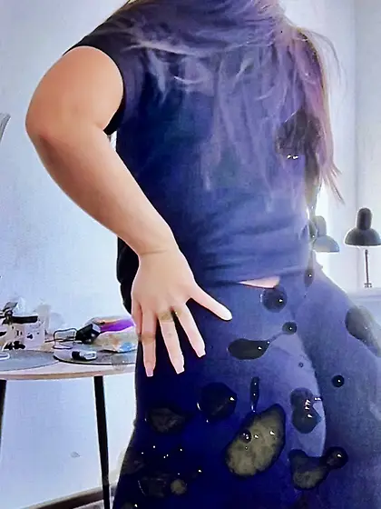 Sexy slut ass of polina kulikovskaya cum covered