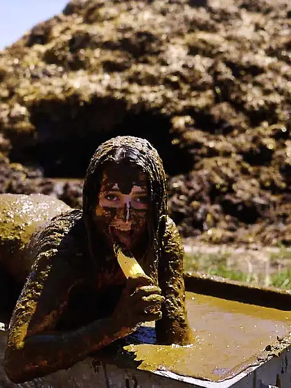 Rada Brewer on the farm