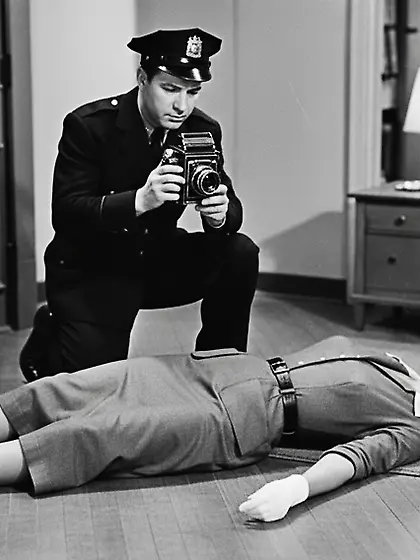 Film Noir Crime Scene
