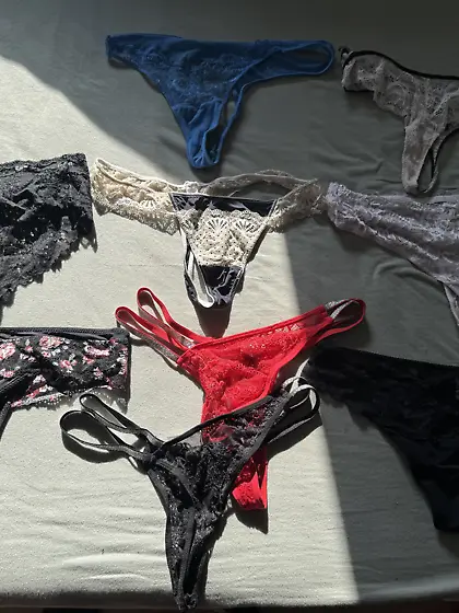 Stolen Underwear that i like to wear and Cum on