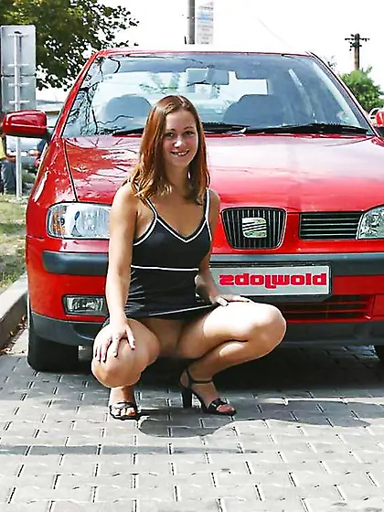 NEVER UNDIES UNDER THE MICROSKIRT