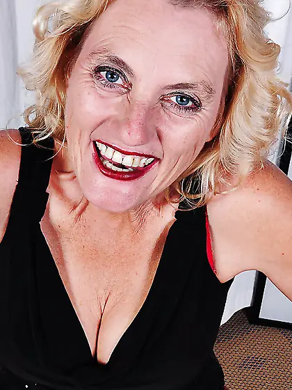 Stripping mature granny