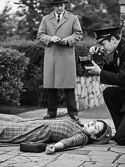 Film Noir Crime Scene