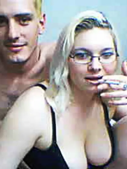 Naughty couple teasing fucking