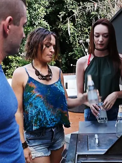 Shocking stepmother threesome 