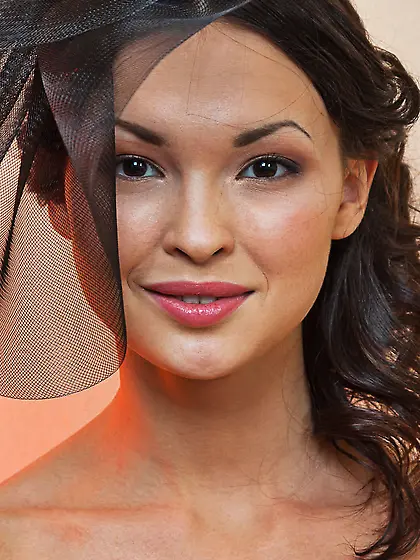 Shaved pussy up close