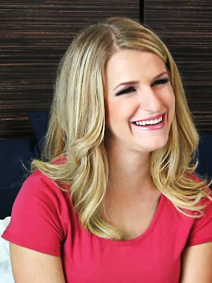 Natural tits blonde teen big ass