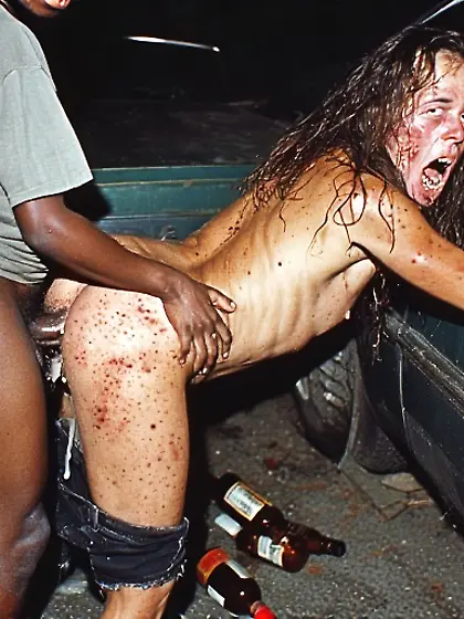 This Meth Whore Let Me & 5 Guys hit it for 10 doll