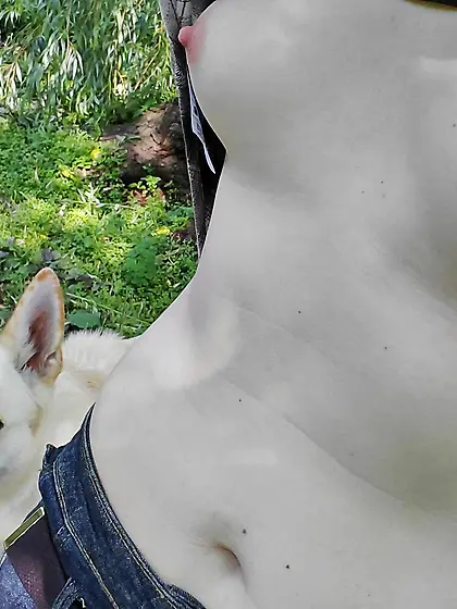 oops downblouse flashing caught 9