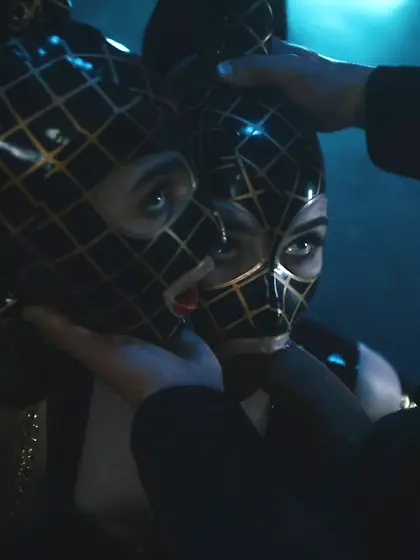 Joanna Angel and Evelyn Claire getting fucked hard by horny stal