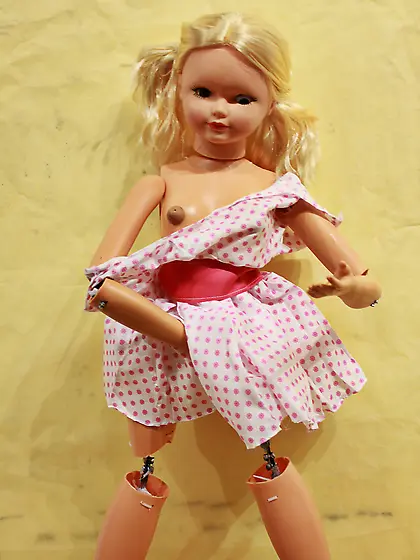 Doll from toy shop is pimped