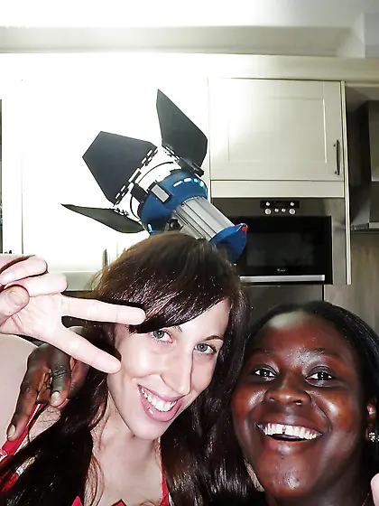 Naked amateur ebony lesbian