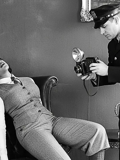 Film Noir Crime Scene