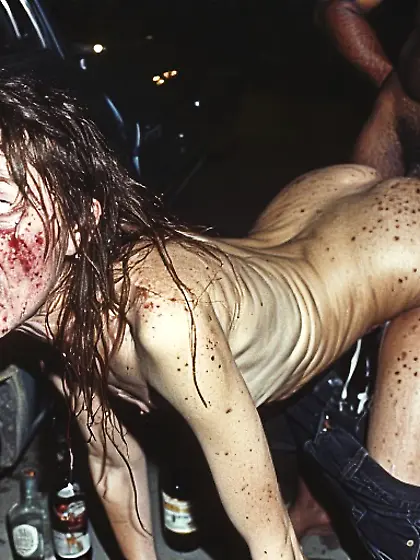 Had to get naked for this Meth Whore