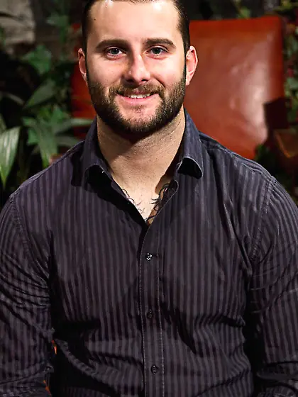 Helpless young white man