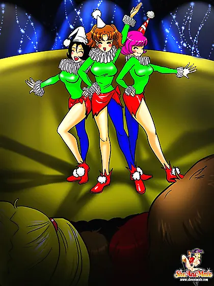 Sent in the tranny clowns