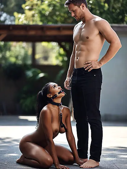 nigger and white feet