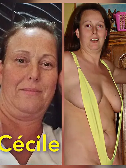 Cécile exposed bikini slingshot