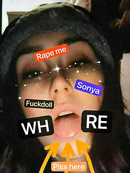 Stupid cunt ex girlfriend Sonya,  degrade her!