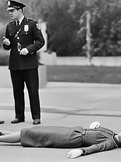 Film Noir Crime Scene