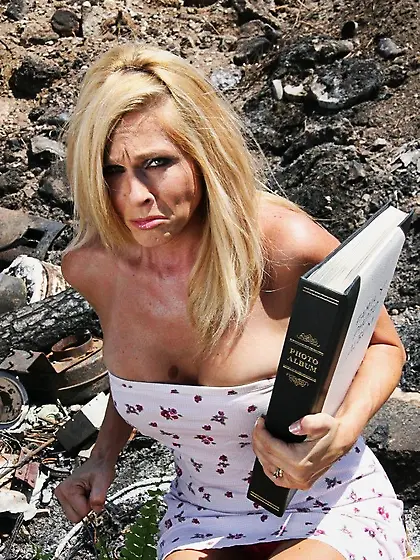 Filthy blonde Angela Attison fucking, doing oral and eating sper