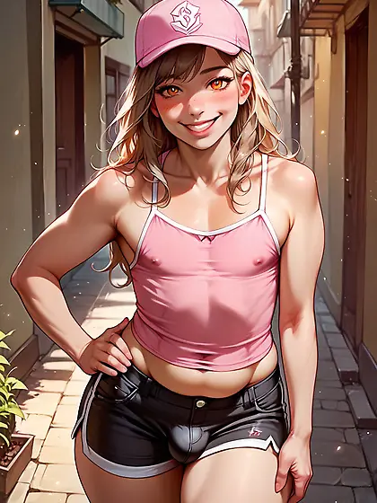 AI-Generated T-girl Art 1