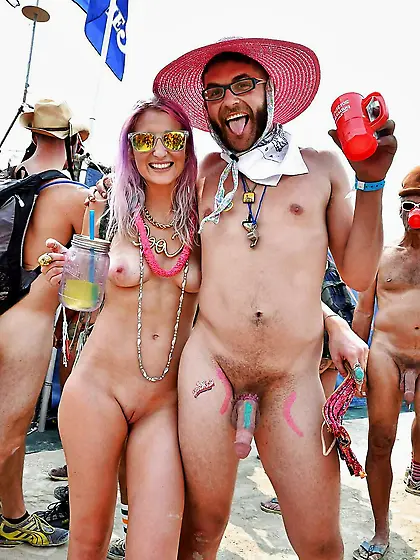 Burning man couple again