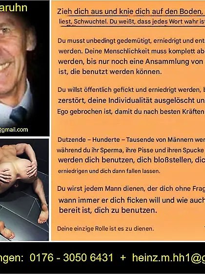 Heinz Maruhn - Schwuchtel - Nutzvieh - Nutte