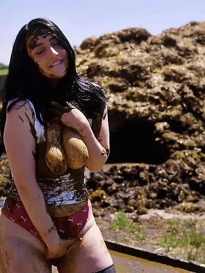 Rada Brewer on the farm