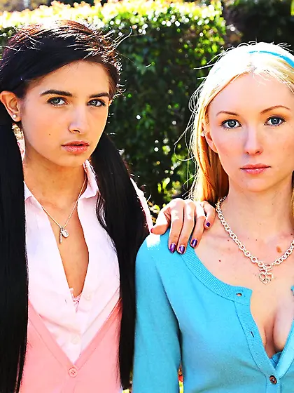 Horny businesswomen Carolyn Reese Amy Quinn and Zoey Kush fuck o