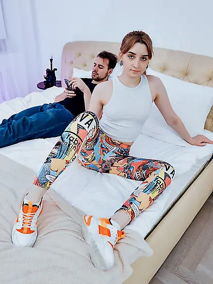 Petite Eva Tender gets her twat drilled by her stepdad's cock