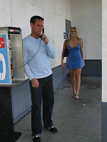 Lea De Mae strips her sexy blue dress in the limo and blows a th