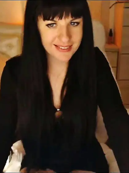 M'Lady Sexy Chair Strip Tease Clit Caresses Pussy