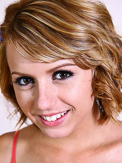 Innocent blonde girl shows