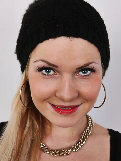 Hot blonde black models