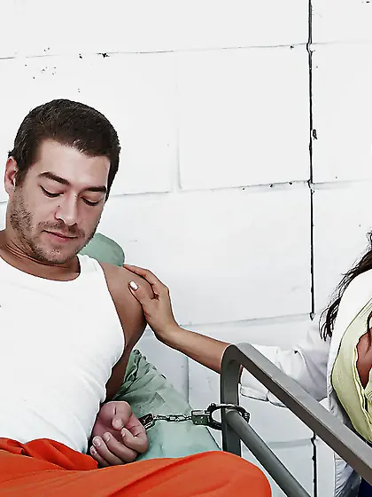 Uniform latina footjob