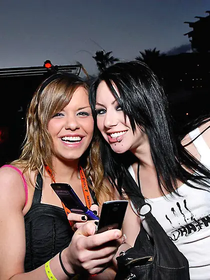 Drunk girls party with licentious brunette girl Dawn Avril teasi