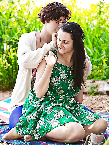 Amateur lesbian facesitting