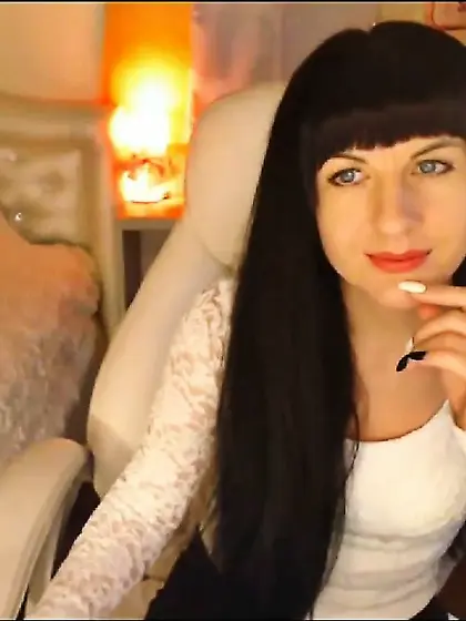 M'Lady Sexy Chair Strip Tease Clit Caresses Pussy