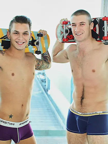 Hot thrasher colorful tattoos