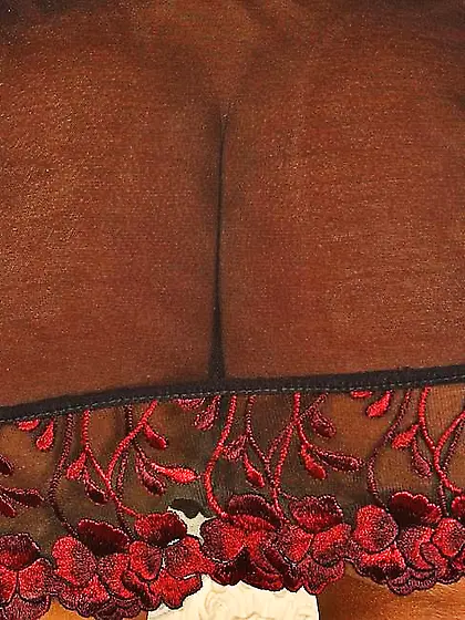 Valentina Velasques takes her lingerie off on the bed and jumps