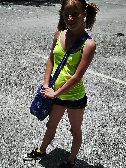 Naughty teen car stranger