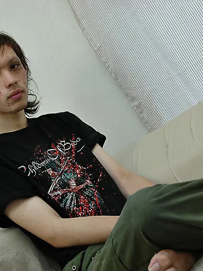 Sex hungry japanese stud