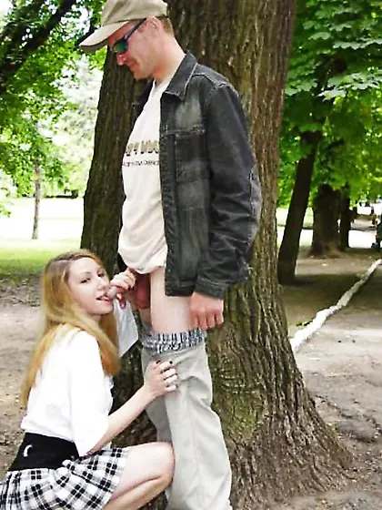 Mummies matures public bj set