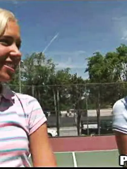 Blonde girl fucked fro