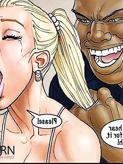 BIG BLACK COCK Huge Orbs Cartoon Slut