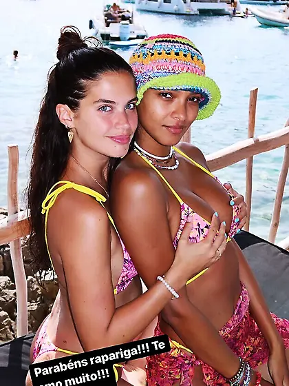 Sara Sampaio and Lais Ribeiro